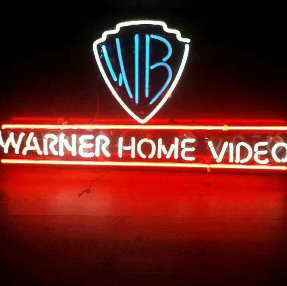 Warner Home Video Neon Sign